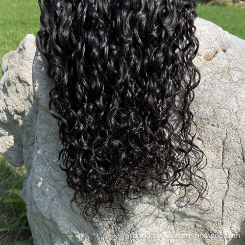 Raw Indian Hair 3Bundles Directly From India Virgin Water Wave 100% Human Hair Weave Unprocessed Cuticle Aligned Hair Extensions